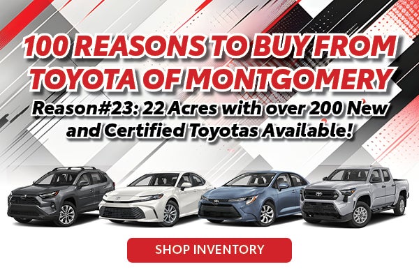Over 200 New & Certified Toyotas Available!